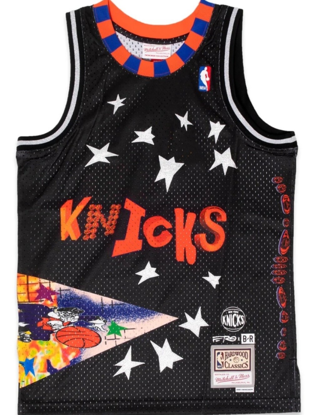 🏀NY KNICKS❗️NWT🔖Mitchell & Ness x A$AP Ferg KNICKS BR Remix Swingman Jersey S